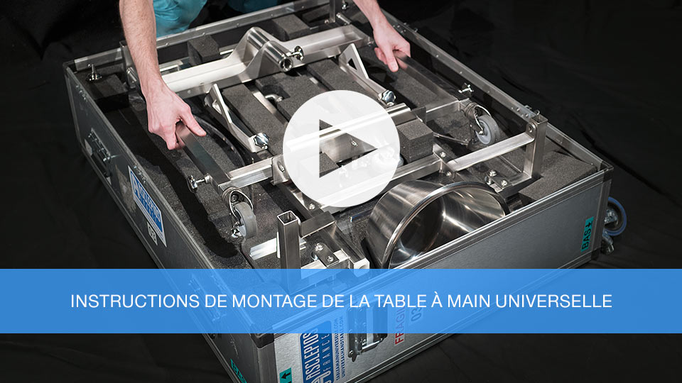 vidéo : Instructions de montage de la table à main universelle